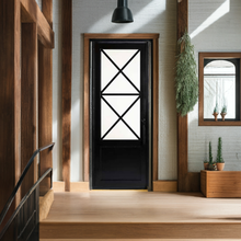 Load image into Gallery viewer, Artemis Single Iron Door with Regency Style and Glass, Perfect for Residential and Commercial Use