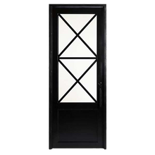 Load image into Gallery viewer, Artemis Single Iron Door with Regency Style and Glass, Perfect for Residential and Commercial Use