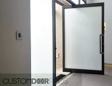 Load image into Gallery viewer, Minimalist Frosted Glass Pivot Door