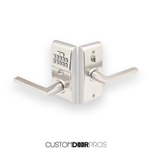 Load image into Gallery viewer, EMTEK Modern Brass Keypad Leverset