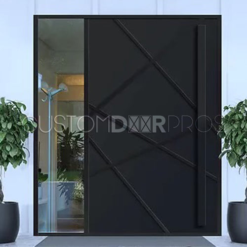 Nomad II Solid Pivot Door