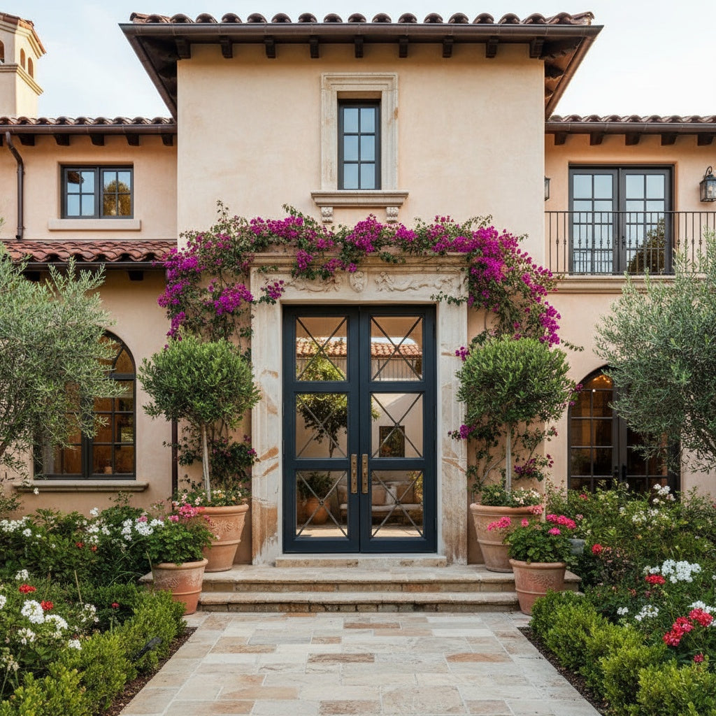 Elegant Artemis Double Doors – Custom Iron Door Pros, image size:1024x1024