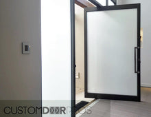 Load image into Gallery viewer, Minimalist Frosted Glass Pivot Door

