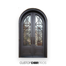 Load image into Gallery viewer, Ares Round Top Double Iron Door
