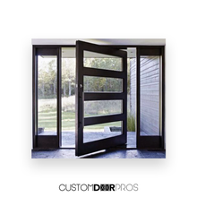 Load image into Gallery viewer, ARIA Metal/Glass Combination Pivot Door
