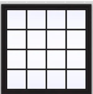 Fixed Window with Colonial Grids